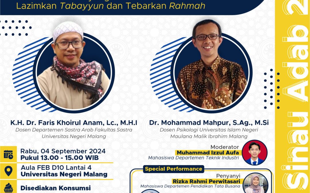 Yuk Ikuti Talk Show Sinau Adab 2024!