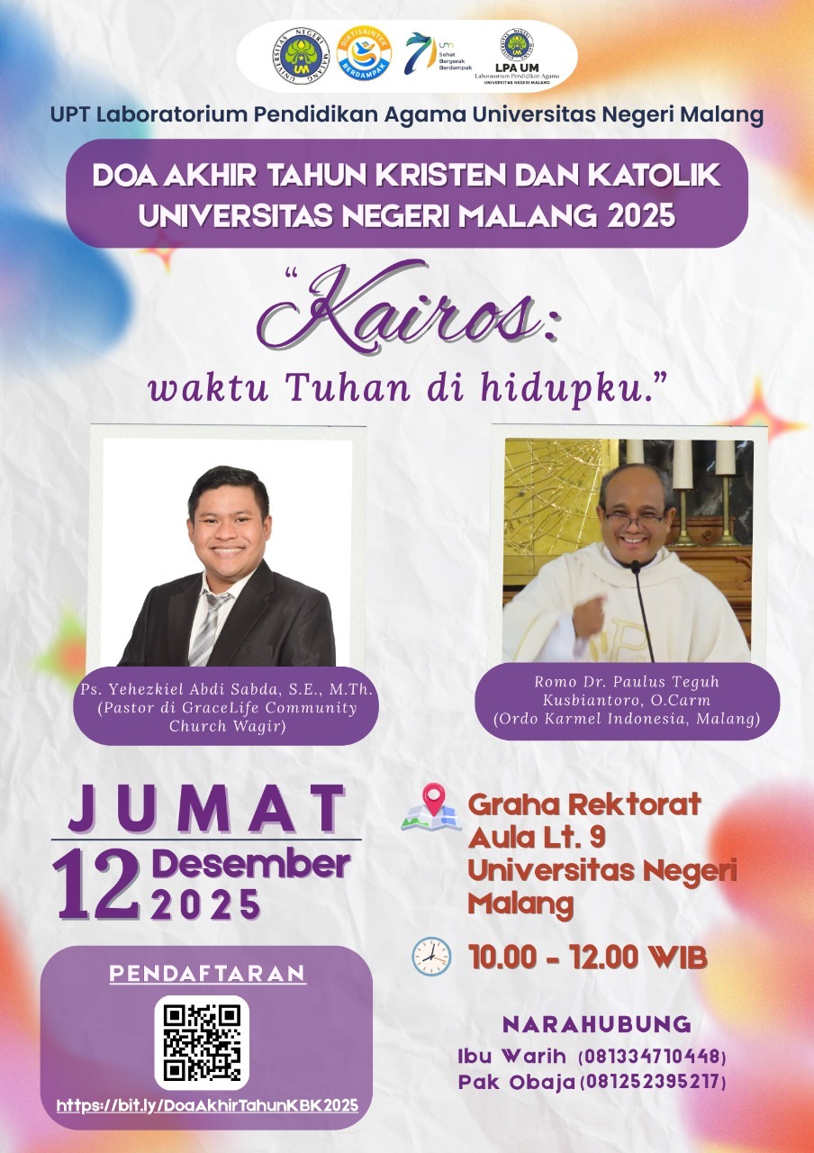 Doa dan Refleksi Akhir Tahun 2025 Agama Kristen dan Katolik | Jum’at 12 Desember 2025