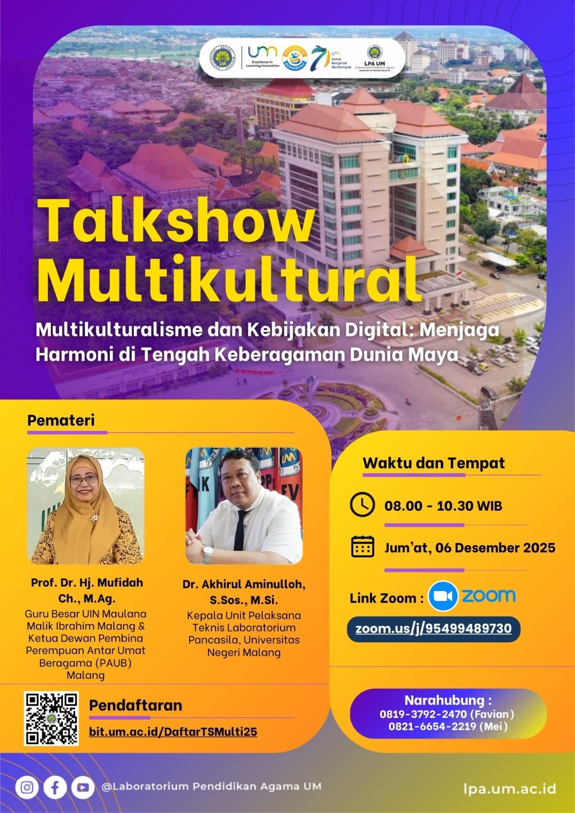TALK SHOW MULTIKULTURAL | Jum’at 5 Desember 2025